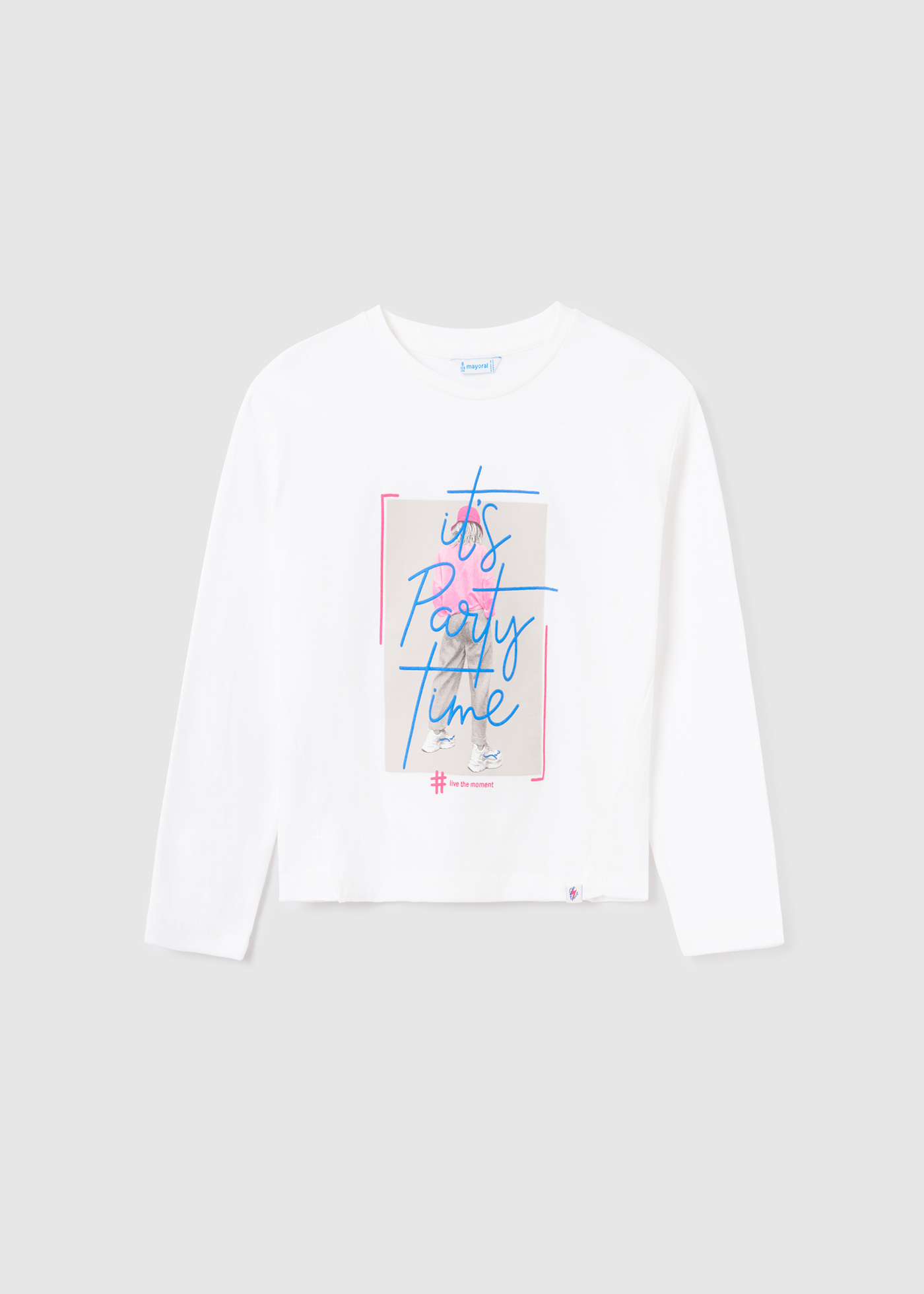 Camiseta Better Cotton Girl com estampa de fotografia