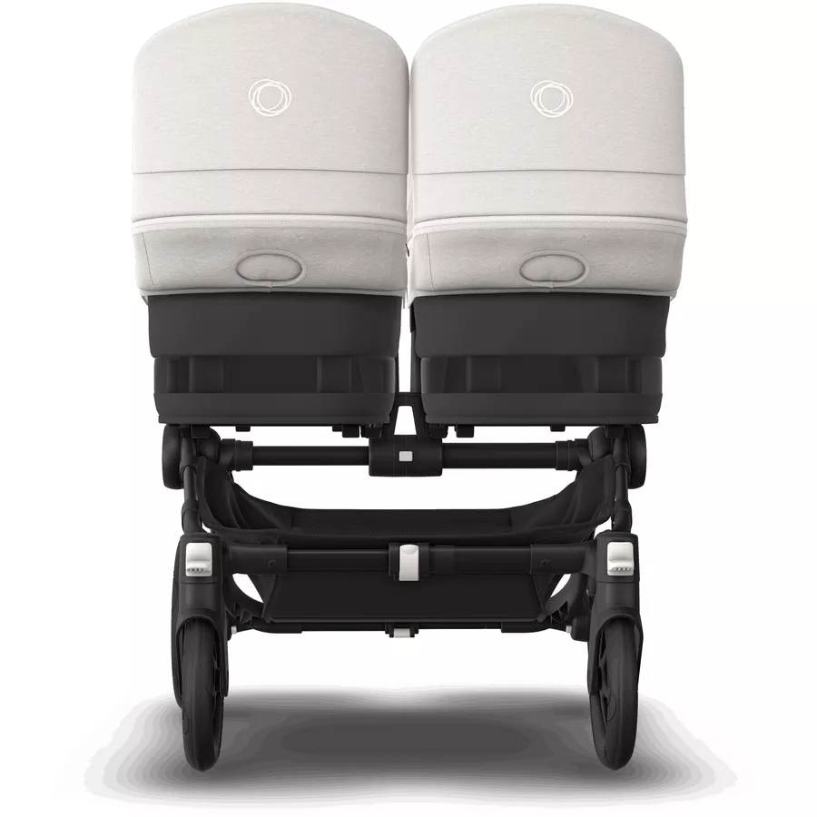 bugaboo Zwillingswagen Donkey 5 Twin Complete BlackMisty White