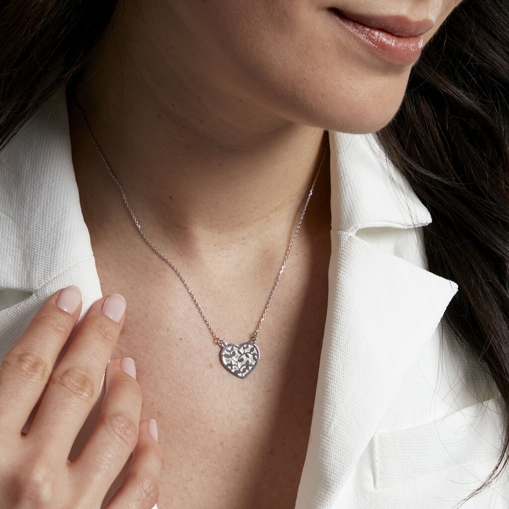 Collier Wandeline Argent Blanc