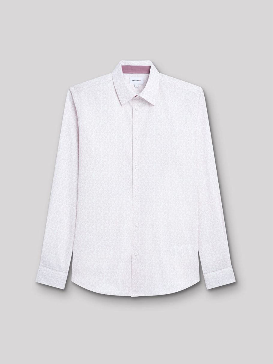 Chemise slim fleurie