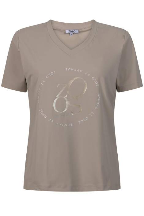 Zoso camel dames t-shirt