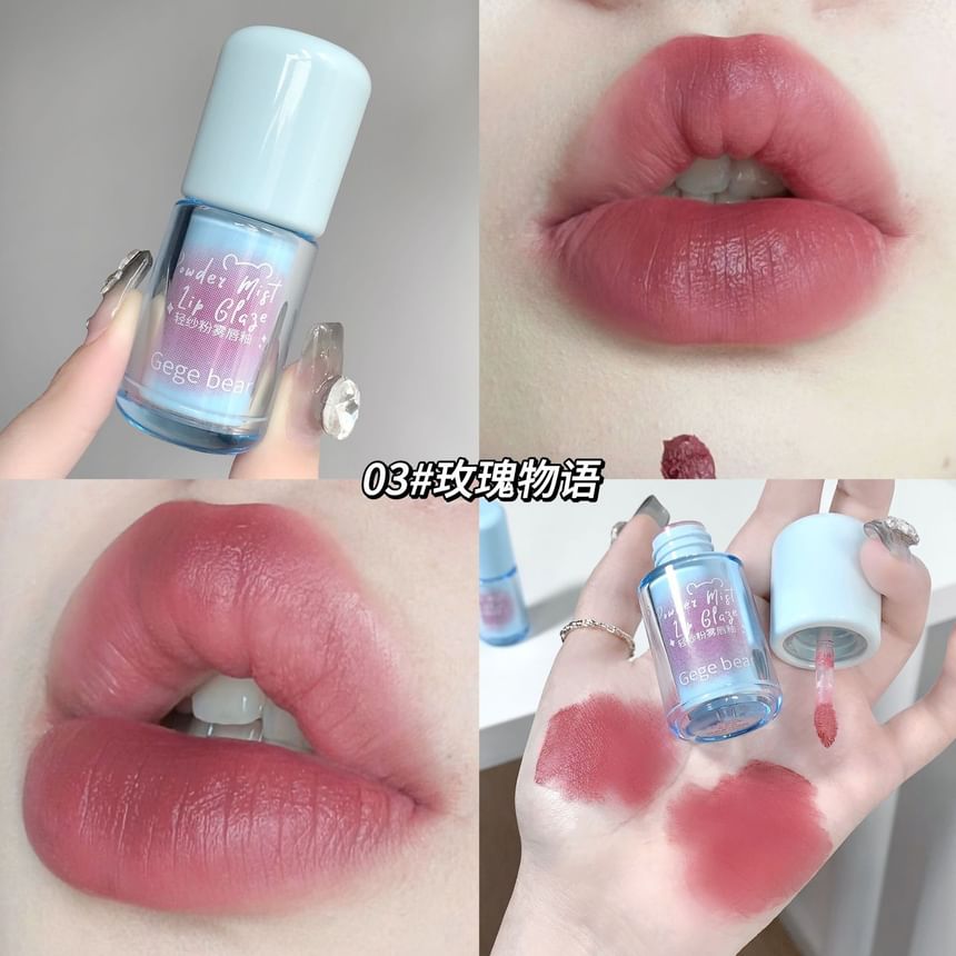 Gege Bear - Mist Lip Glaze - #01-#03