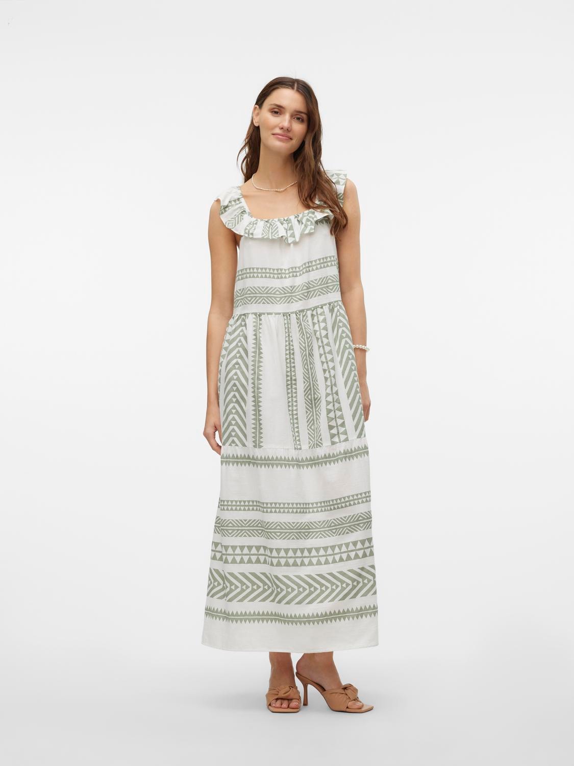 Vero Moda Maxikleid »VMDICTHE SL ANKLE DRESS WVN GA« Sommerkleid,
