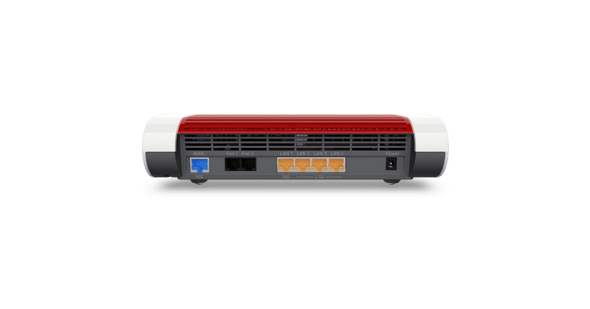 FRITZ!Box 4690 Edition International router  (Wit/rood)