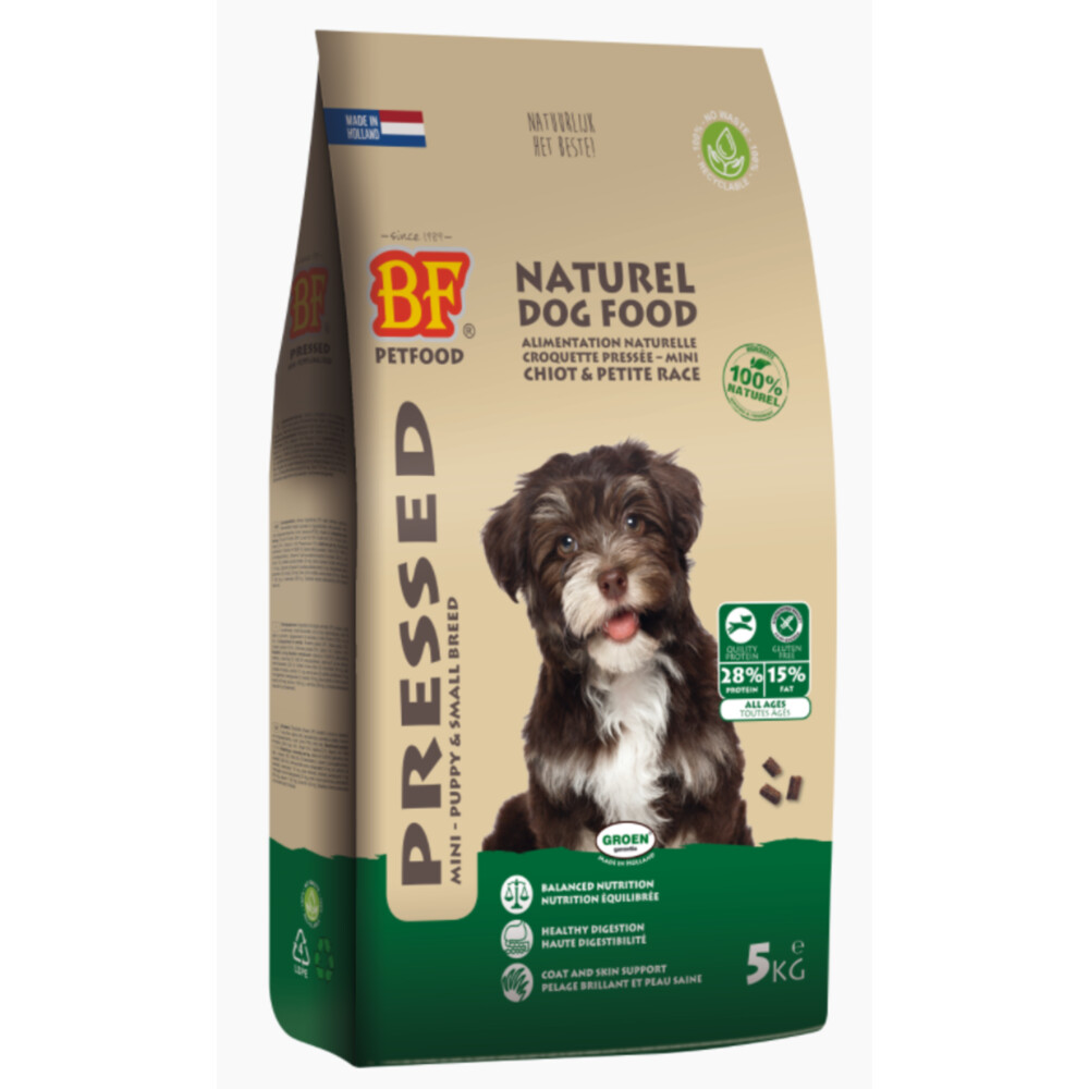 BF Petfood Puppy Geperst Hondenvoer 5 kg