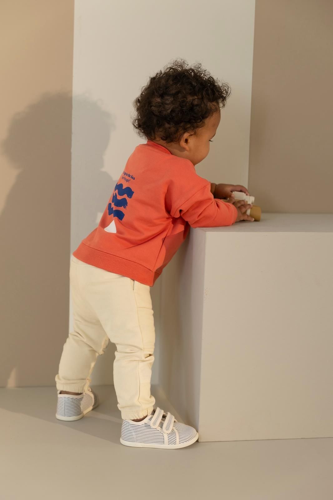 Noppies Baby Broek relaxed fit - Gravel