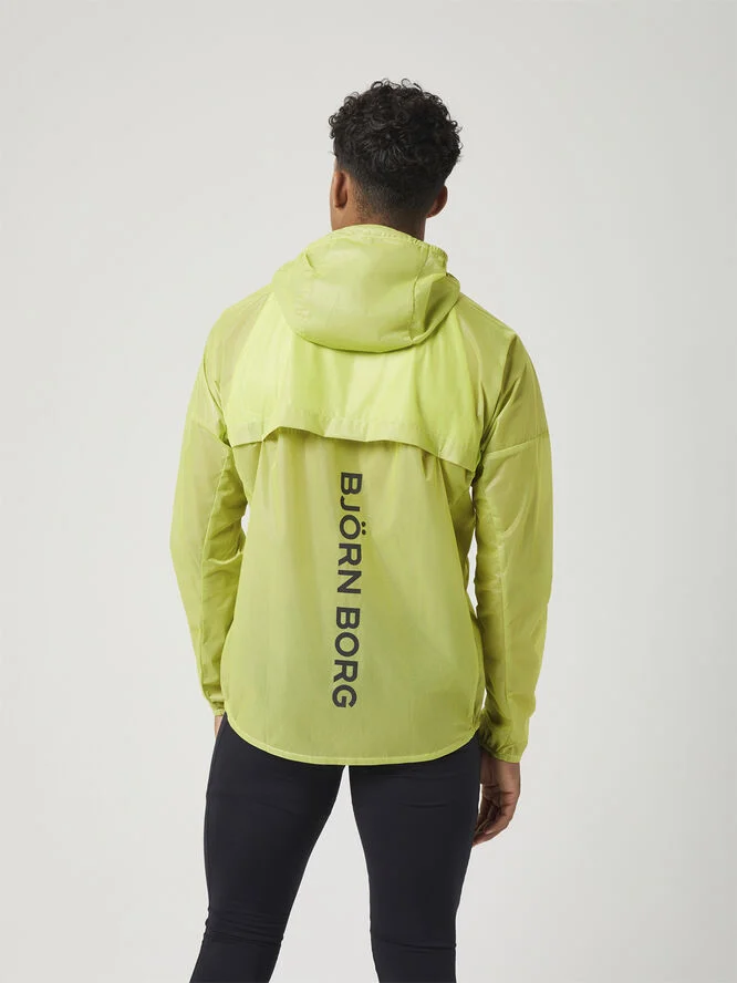 Björn Borg BORG RUNNING JACKET Safety yellow