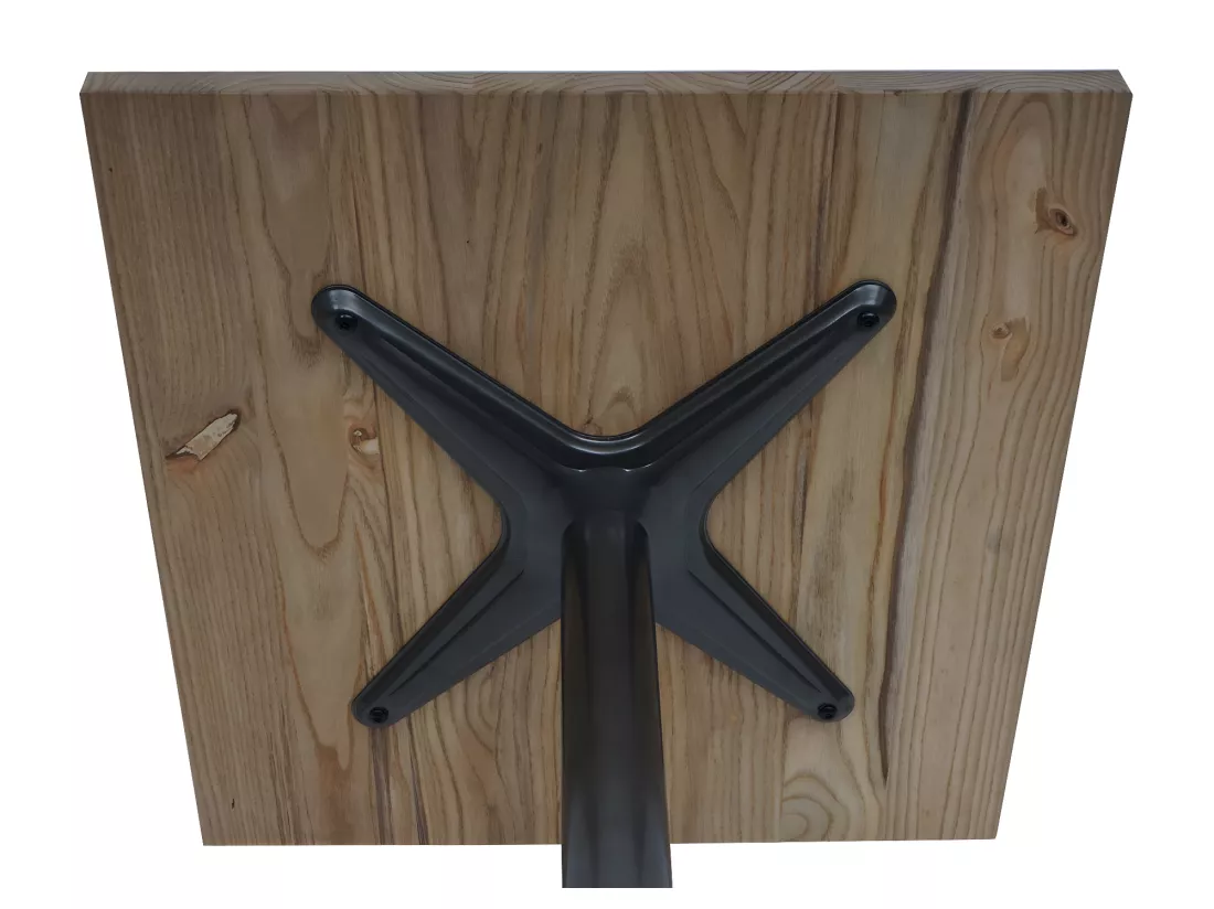 Table de bistrot MCW-H10, brun clair