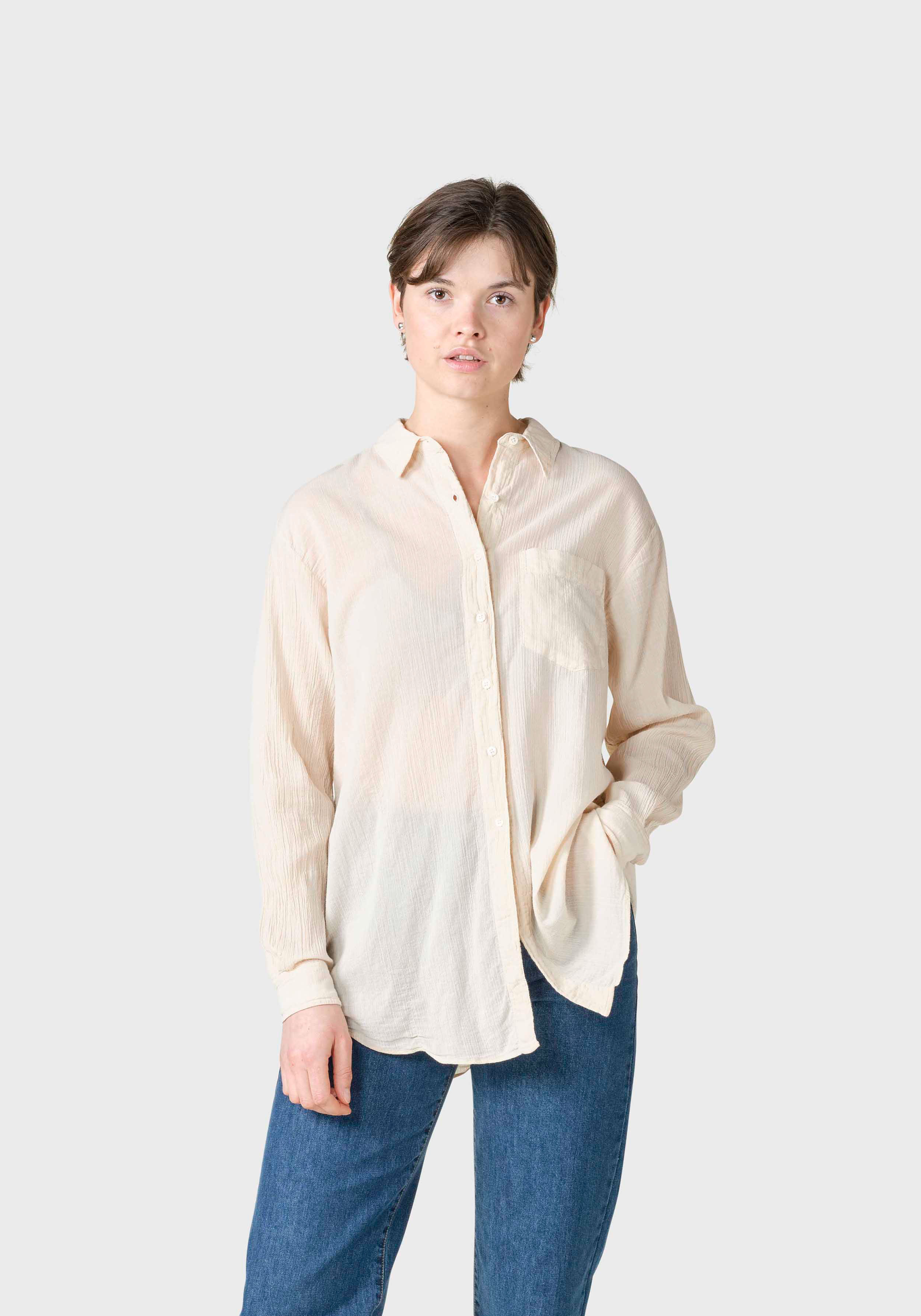 Klitmøller Collective Bluse Mille Pastel Sand