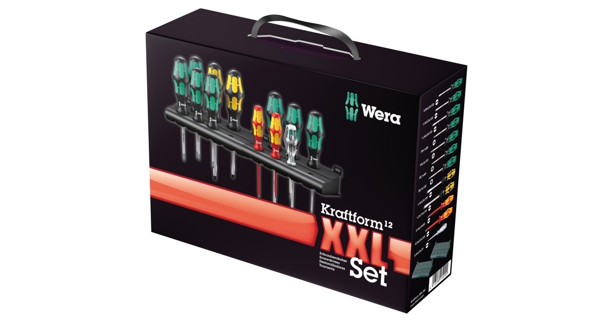 WeraKraftform XXL schroevendraaierset  (12-delig)