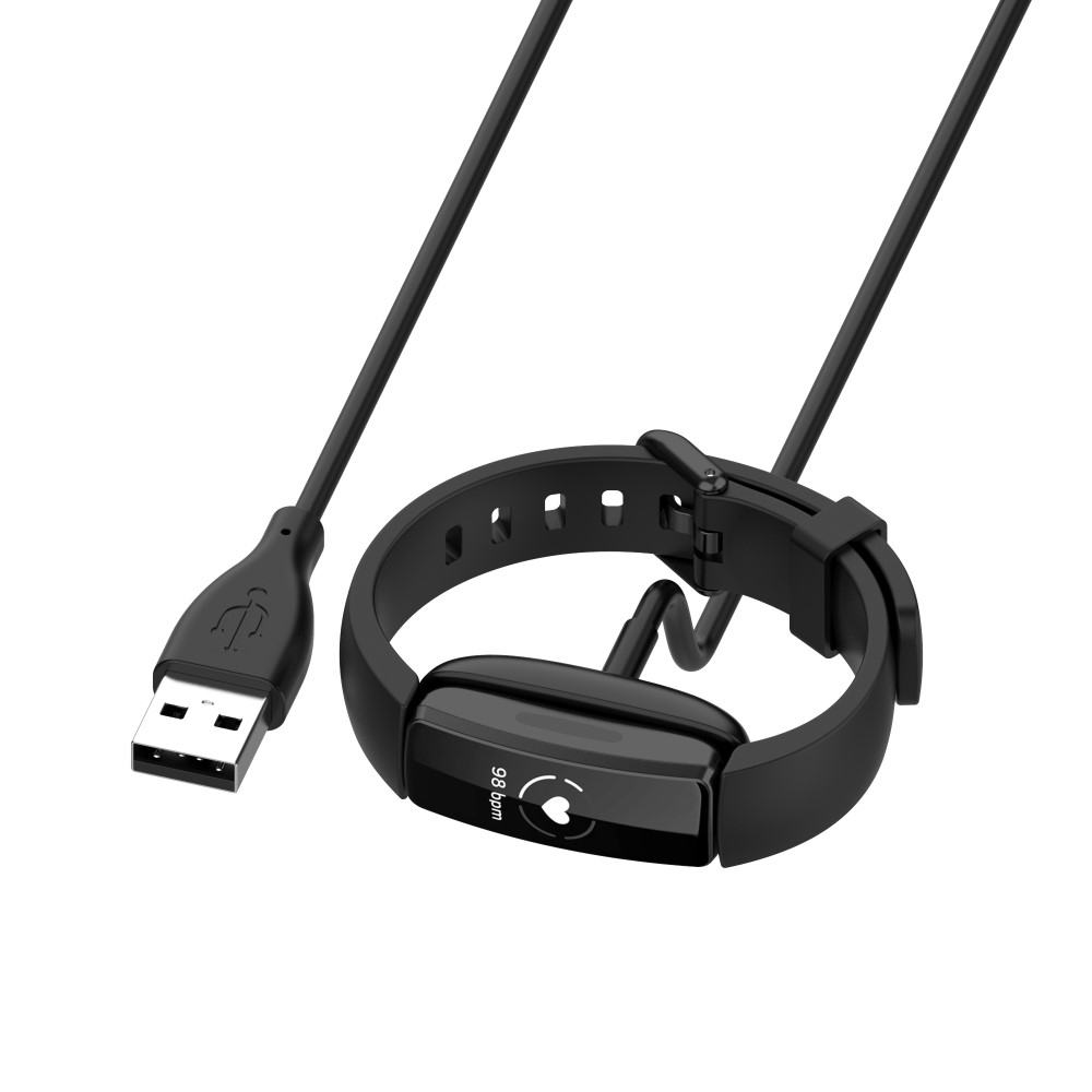 Fitbit Ace 3 / Inspire 2 (1m) USB Ladegerät Dockingstation - Schwarz