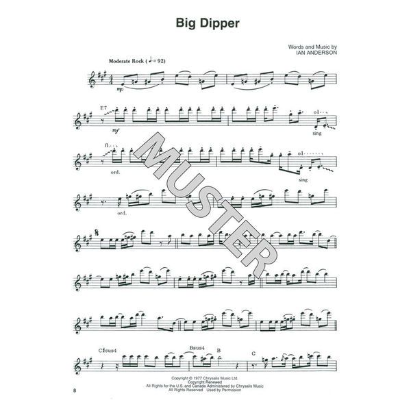 Hal Leonard Jethro Tull Flute Solos