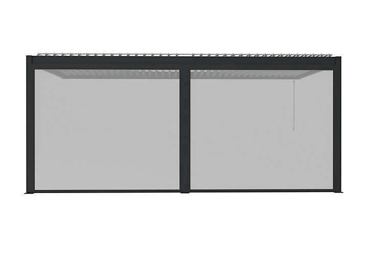 Store façade pour pergola Cameo gris sablé l. 2,88m
