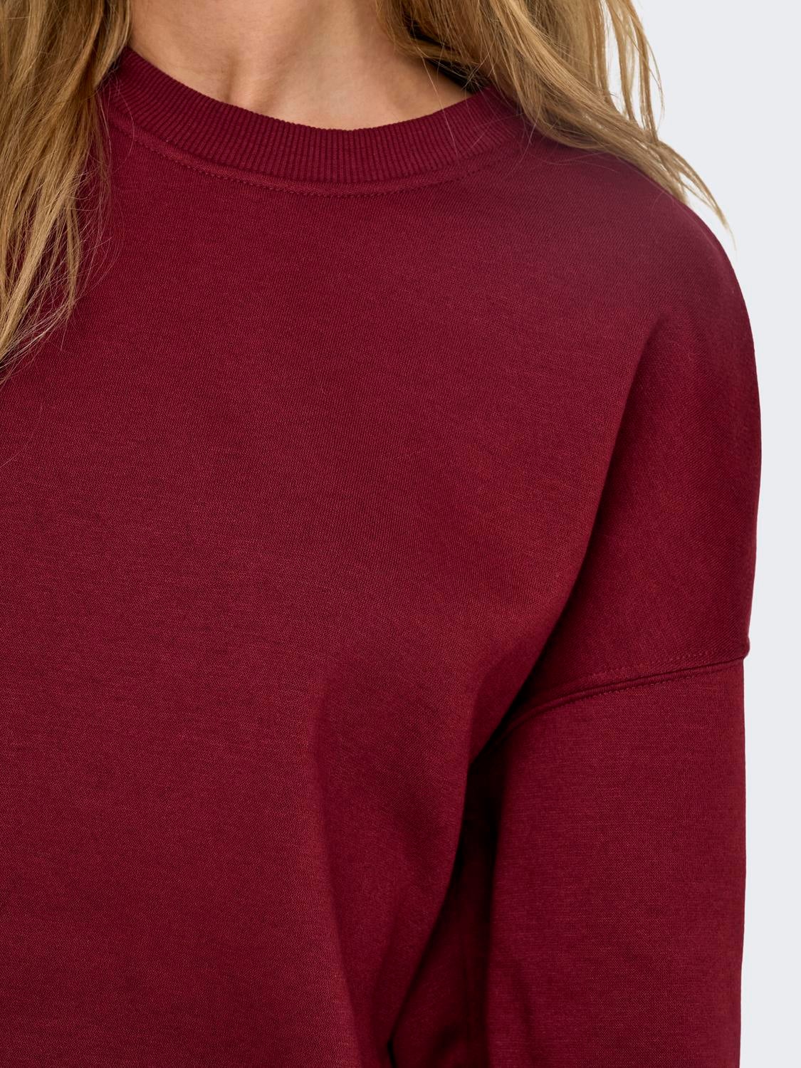 ONLBEST Sweatshirt Cabernet