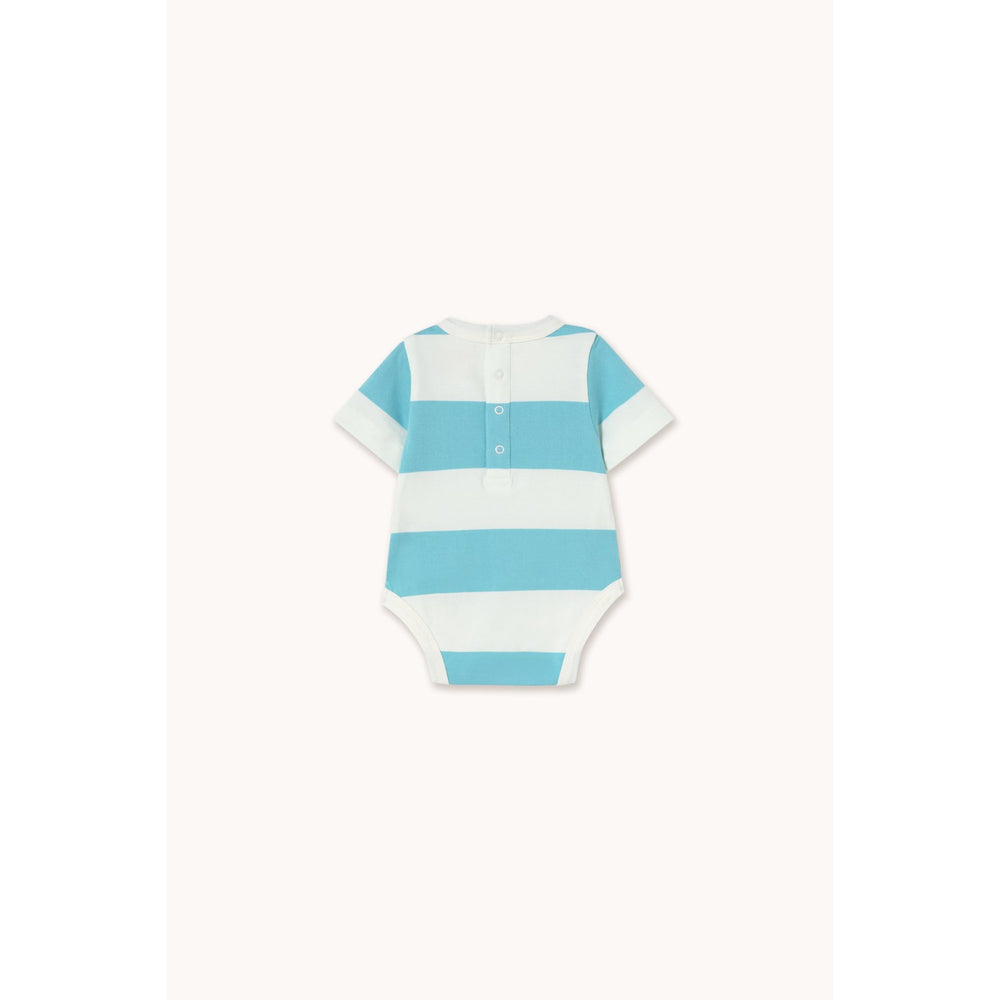 Køb TinyCottons Light Cyan Cyan Stripes Strik Body