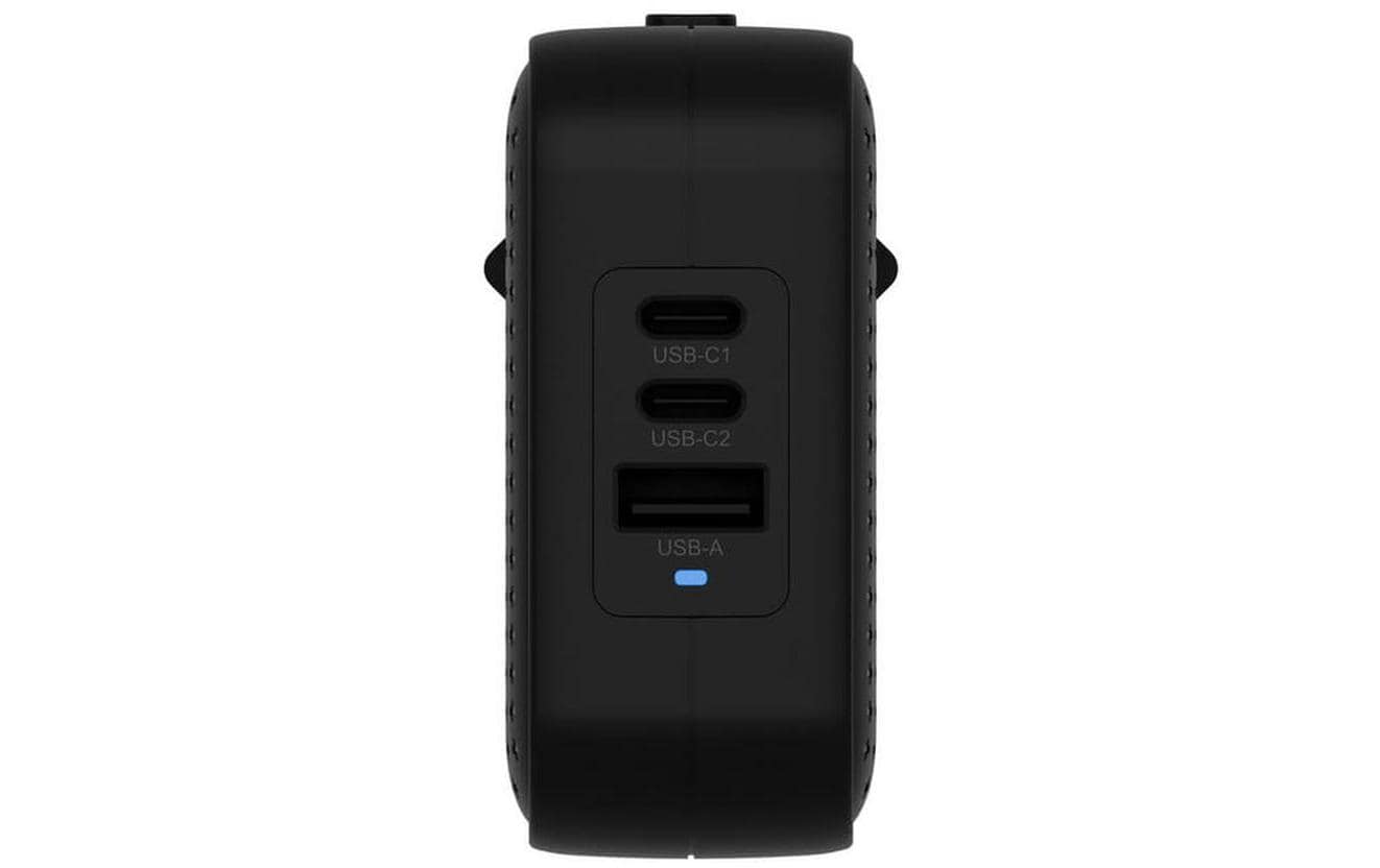 USB-Wandladegerät HyperJuice USB-C GaN 70 W SchwarzUSB-C GaN Reise-Ladegerät