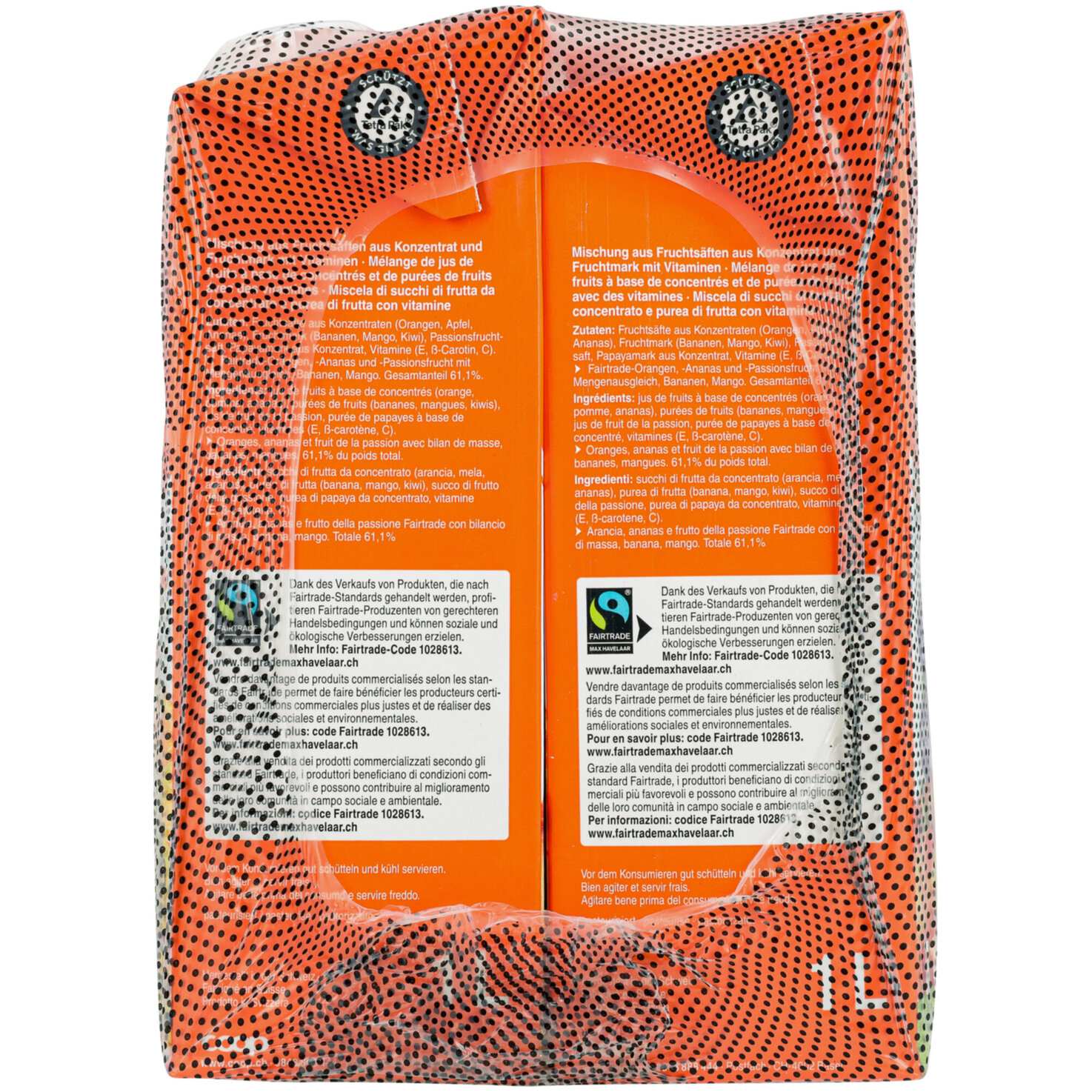 Fairtrade Multivitaminsaft 4x1l