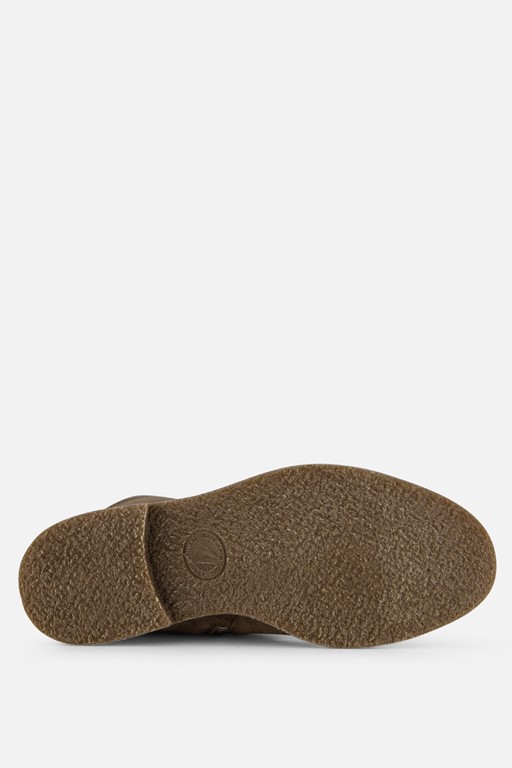 Feyn Giulia Plooi Enkellaarsjes taupe Suede