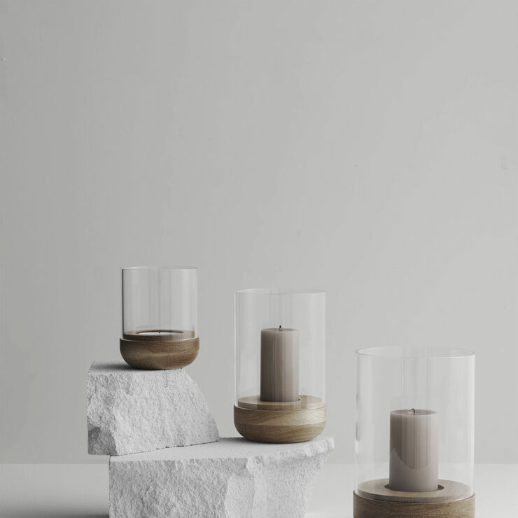 Blomus Lantern -LANTO- Oak Colour Size S Oak
