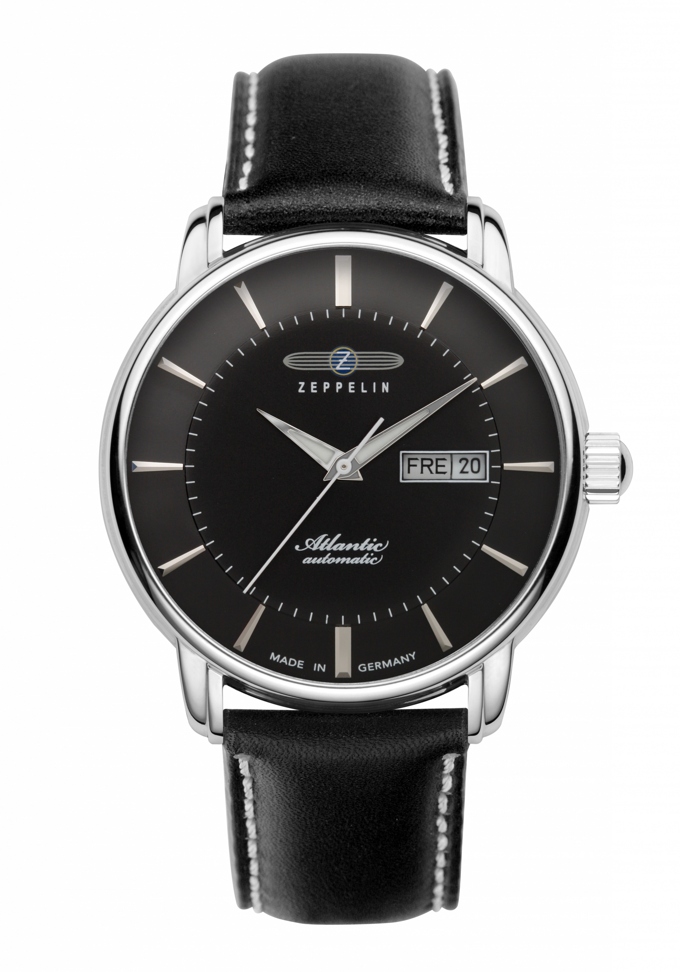 Zeppelin Herrenuhr Atlantic Automatik Schwarz 8466-2