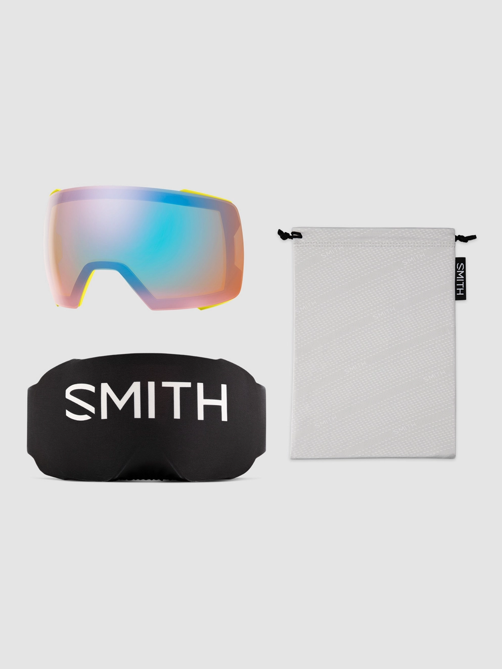 Smith Io Mag Xl High Voltage +Bonus Lens Goggle chromapop sun black