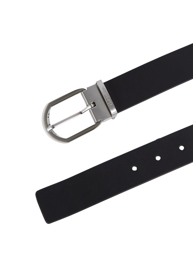 Calvin Klein Ledergürtel »ADJ CASUAL ROUND 35MM« mit Logoprägung