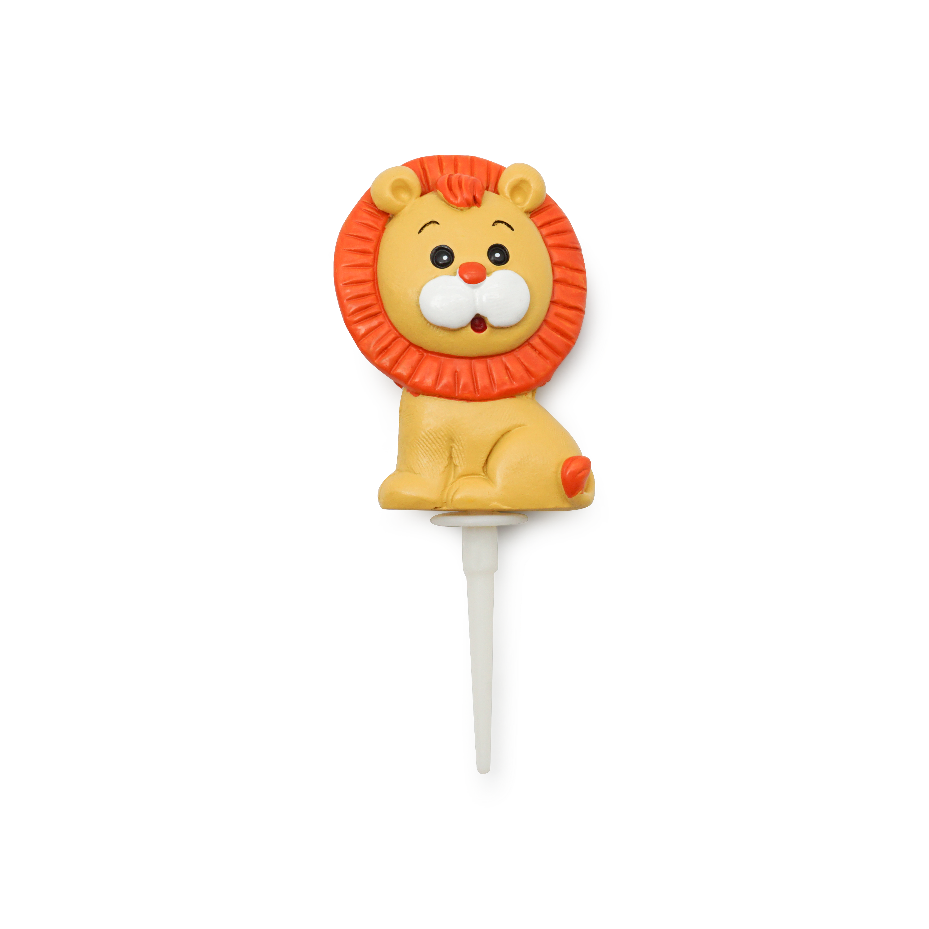 Kuchenstecker Weichkeramik Safari Kinder Tortenstecker Topper Dekoration für Torten - Löwe