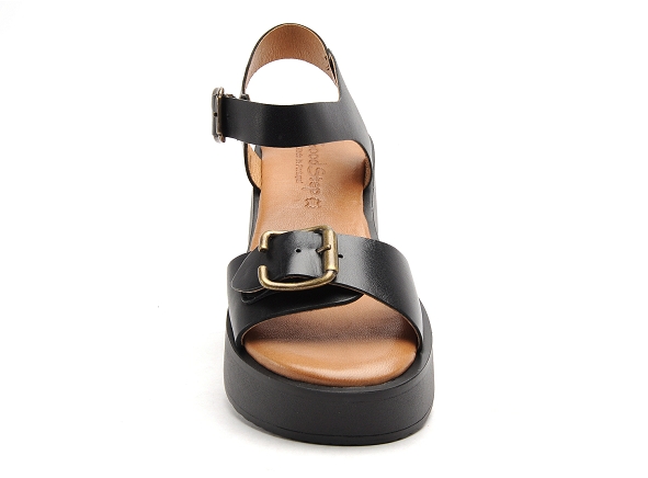 Goodstep nu pieds plats femme 3133 noir