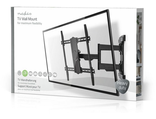 NEDIS - Support mural TVWM6570BK - Mobilité Intégrale TV 43-90