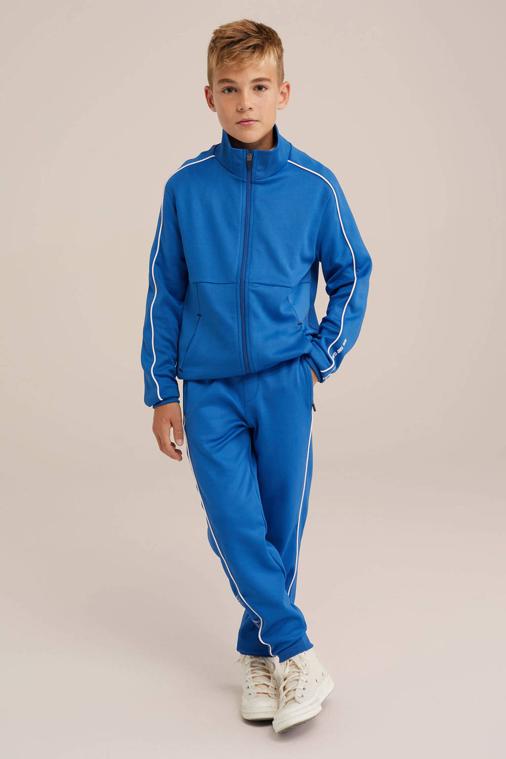 WE Fashion joggingbroek blauw