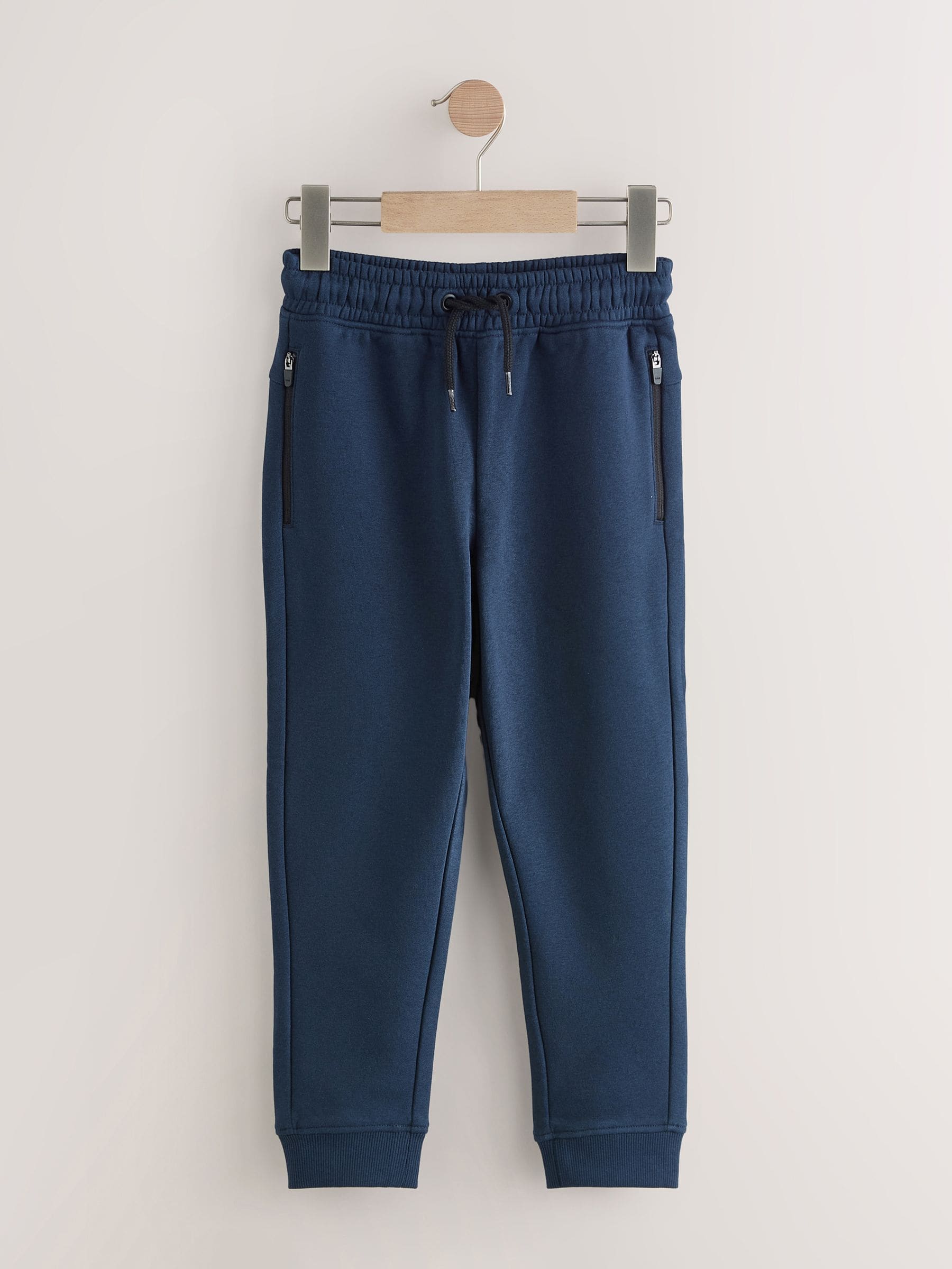Meerkleurig Zwart/Marine/Mineraal - Verpakking van 3 slim fit joggingbroeken met (3-16jaar)