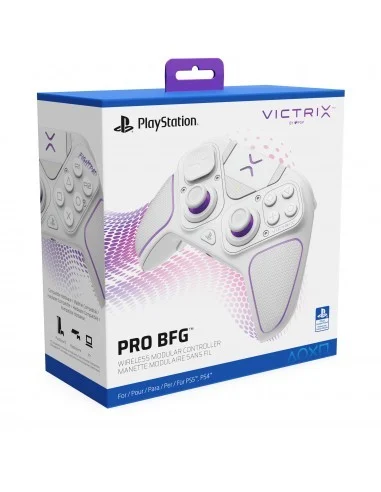 PDP Victrix Pro BFG Wireless Controller White Licensed PS5 / PS4 / PC.
