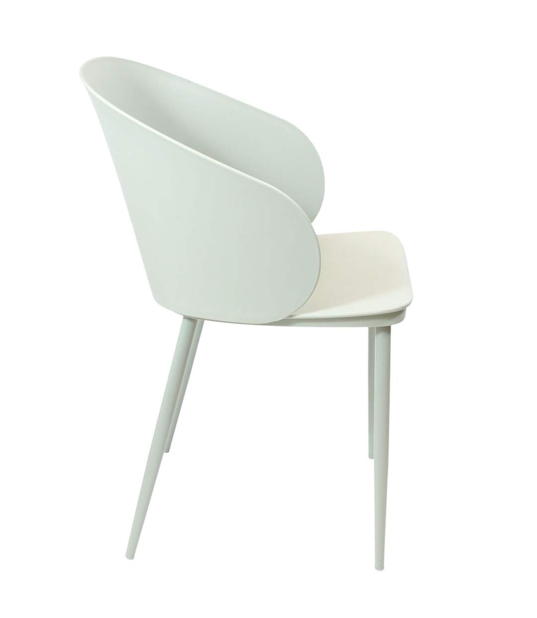 Fauteuil à coque en polypropylène - Vert d'eau