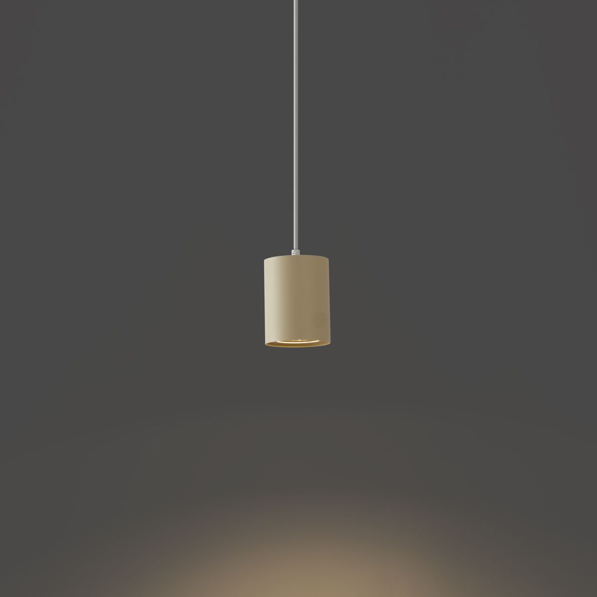 Moderne hanglamp beige met wit voor railsysteem 1-fase GU10 70mm - Iconic Holt