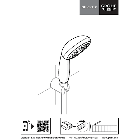 Grohe Diy Vitalio Joy 1 håndbruser