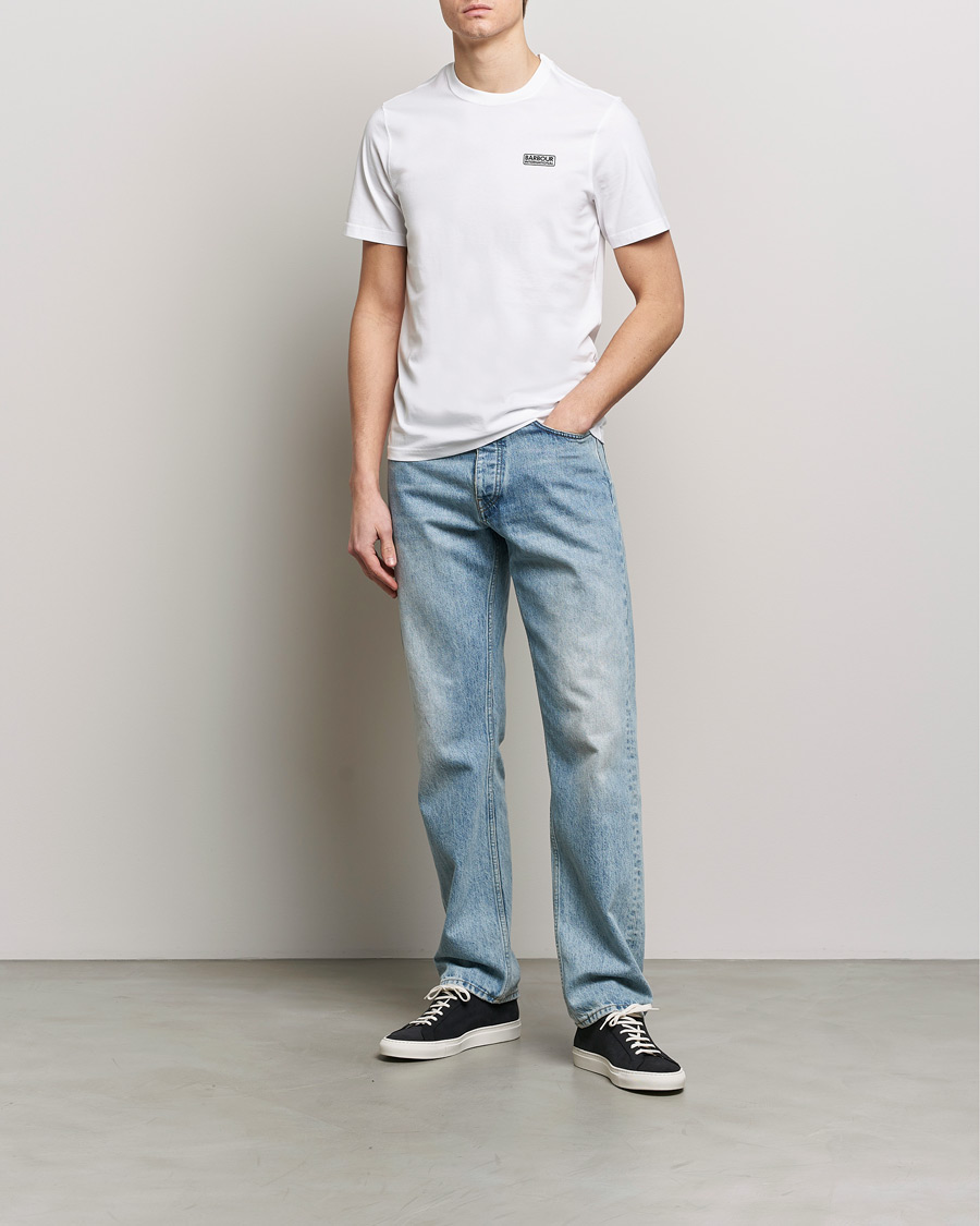 Barbour International Small Logo T-Shirt White/Black