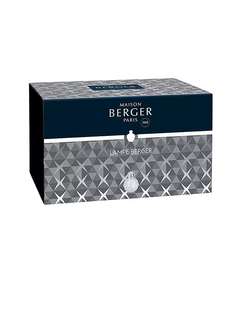 MAISON BERGER PARIS Lampe Berger Geode Weiß gefrostet hellgrau