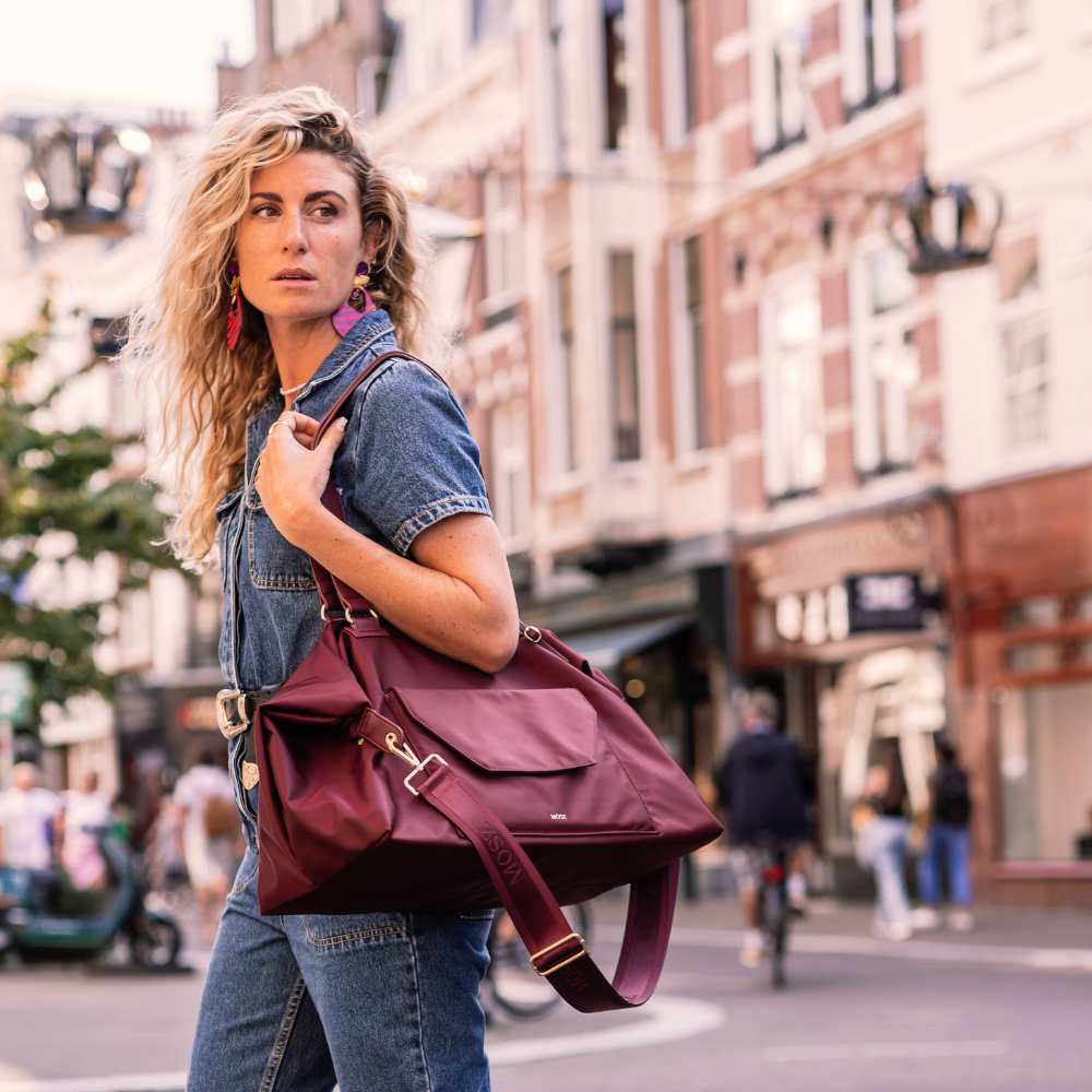 Mōsz Sandy Travelbag Aubergine