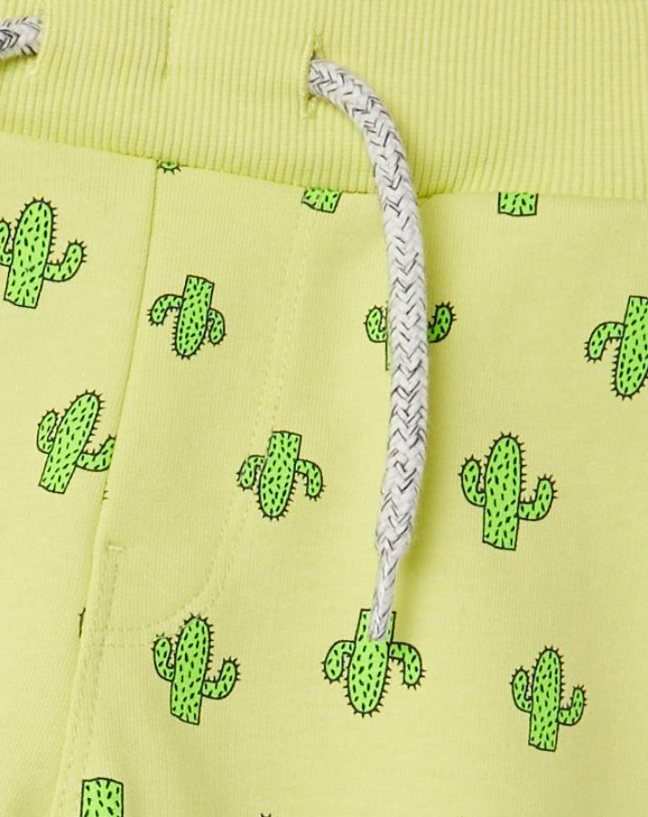 Sweat-Shorts NMMVERMO CACTUS in sunny lime
