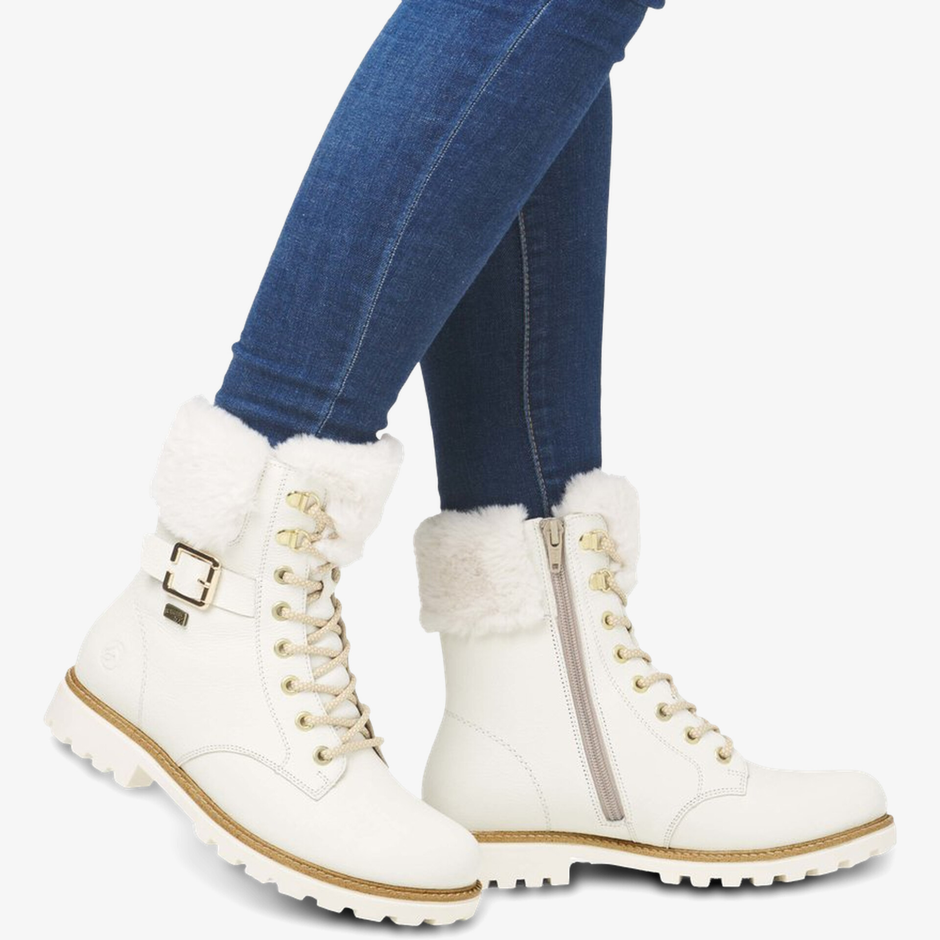 remonte Damen Winter Boots weiß