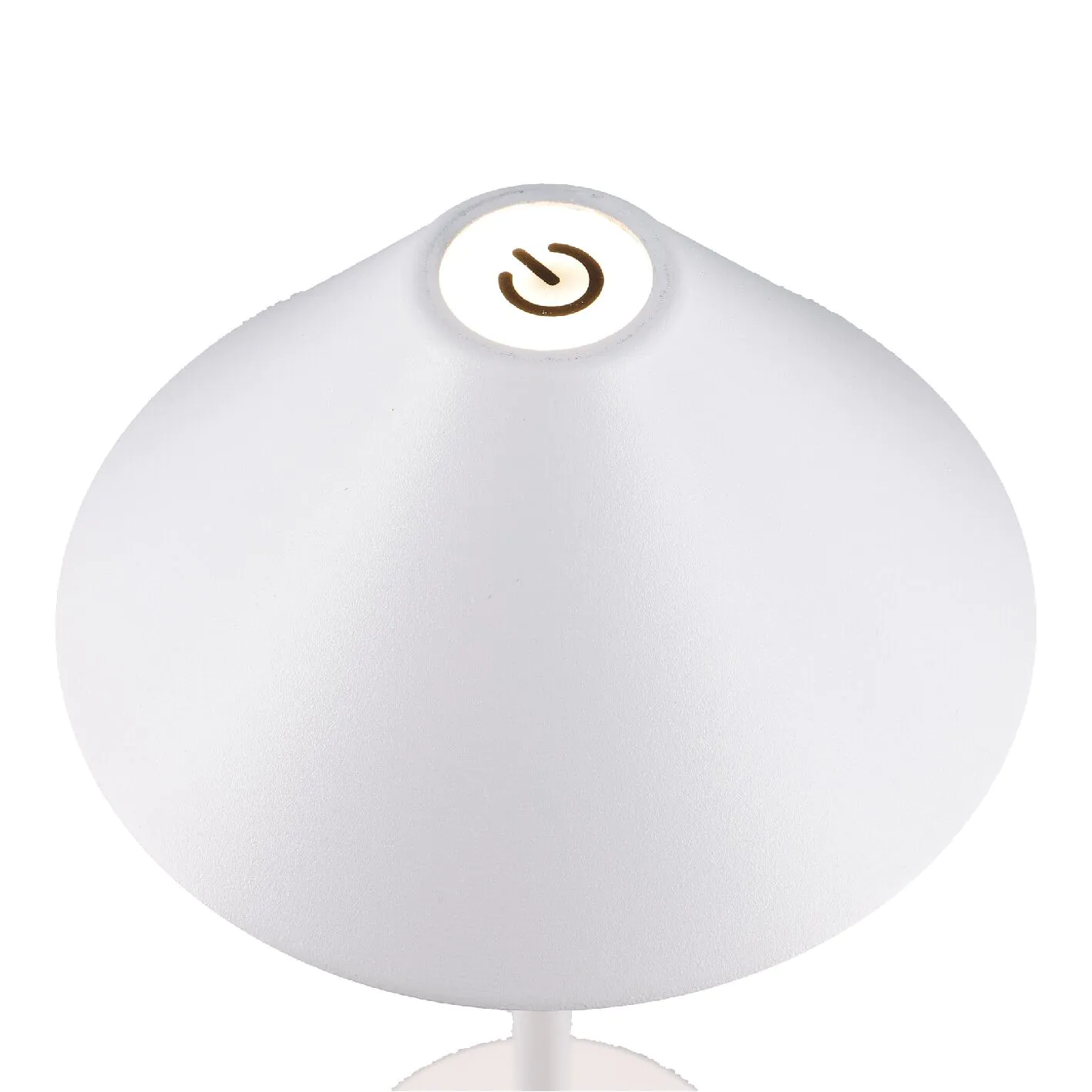 LED-Tischlampe Schirm, weiß, 26 cm