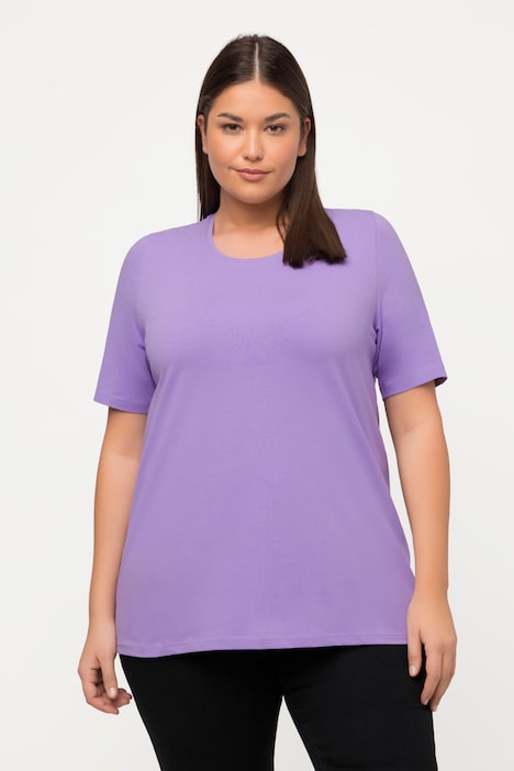 T-Shirt, A-Linie, Rundhalsausschnitt, Halbarm