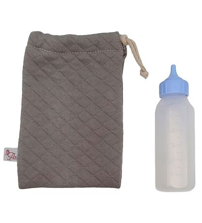 Asi Puppenzubehör - Babyflasche m. Aufbewahrungsbeutel - Warm Gr