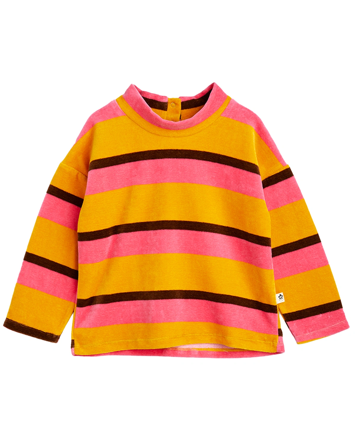 Velours-Pullover STRIPE in multi