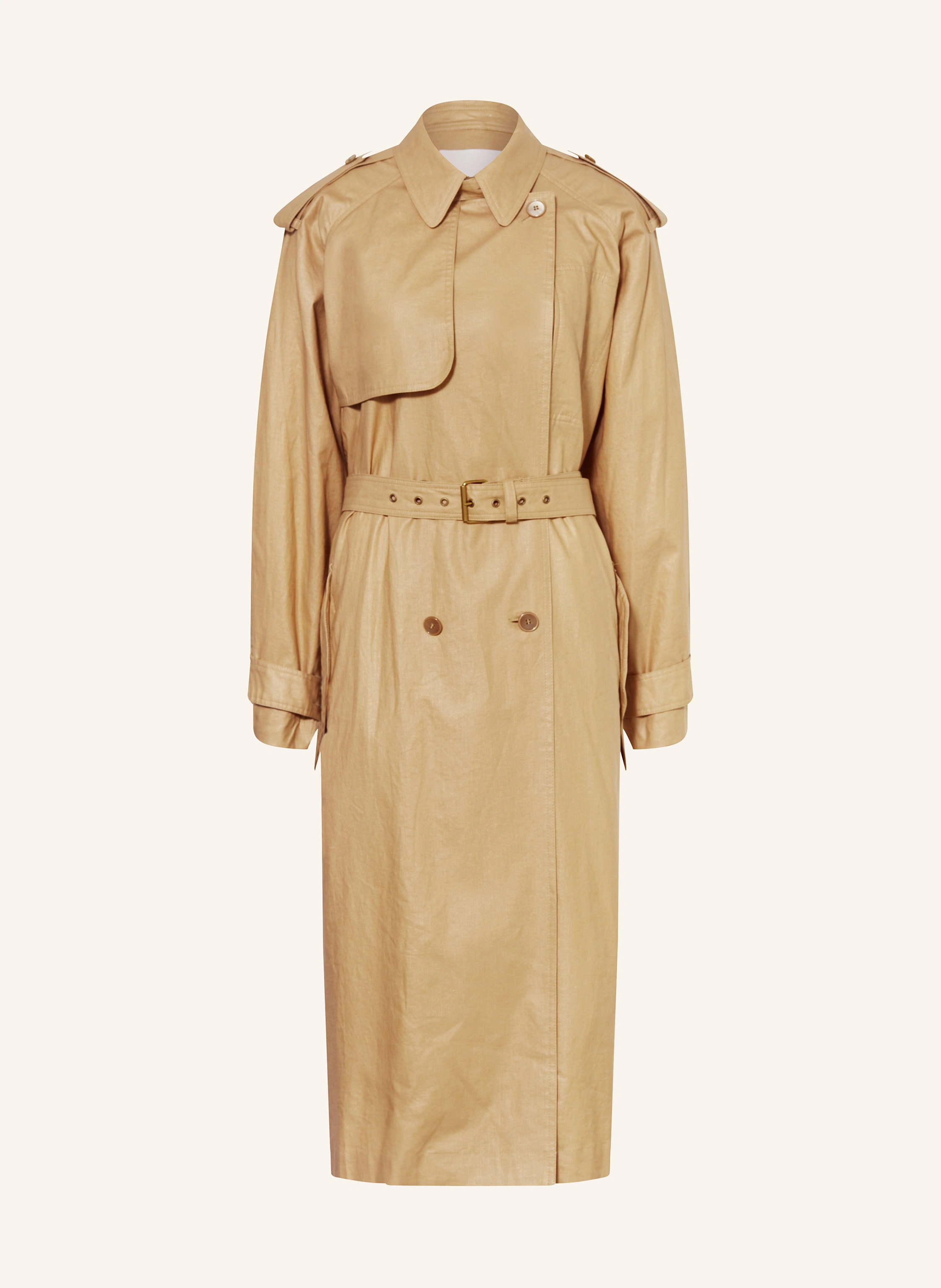 ISABEL MARANT Trenchcoat FREANNE mit Leinen