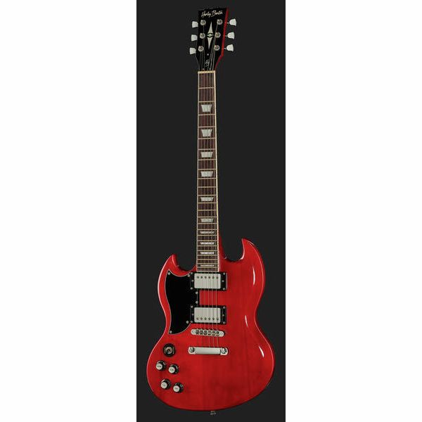 Harley Benton DC-580LH CH Vintage Ser Bundle