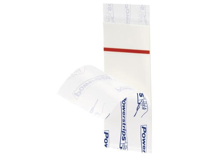 tesa Selbstklebestrip Powerstrips 14 Stück, Weiss, 1 kg Doppelseitige Selbstklebestrips, 14 Stück