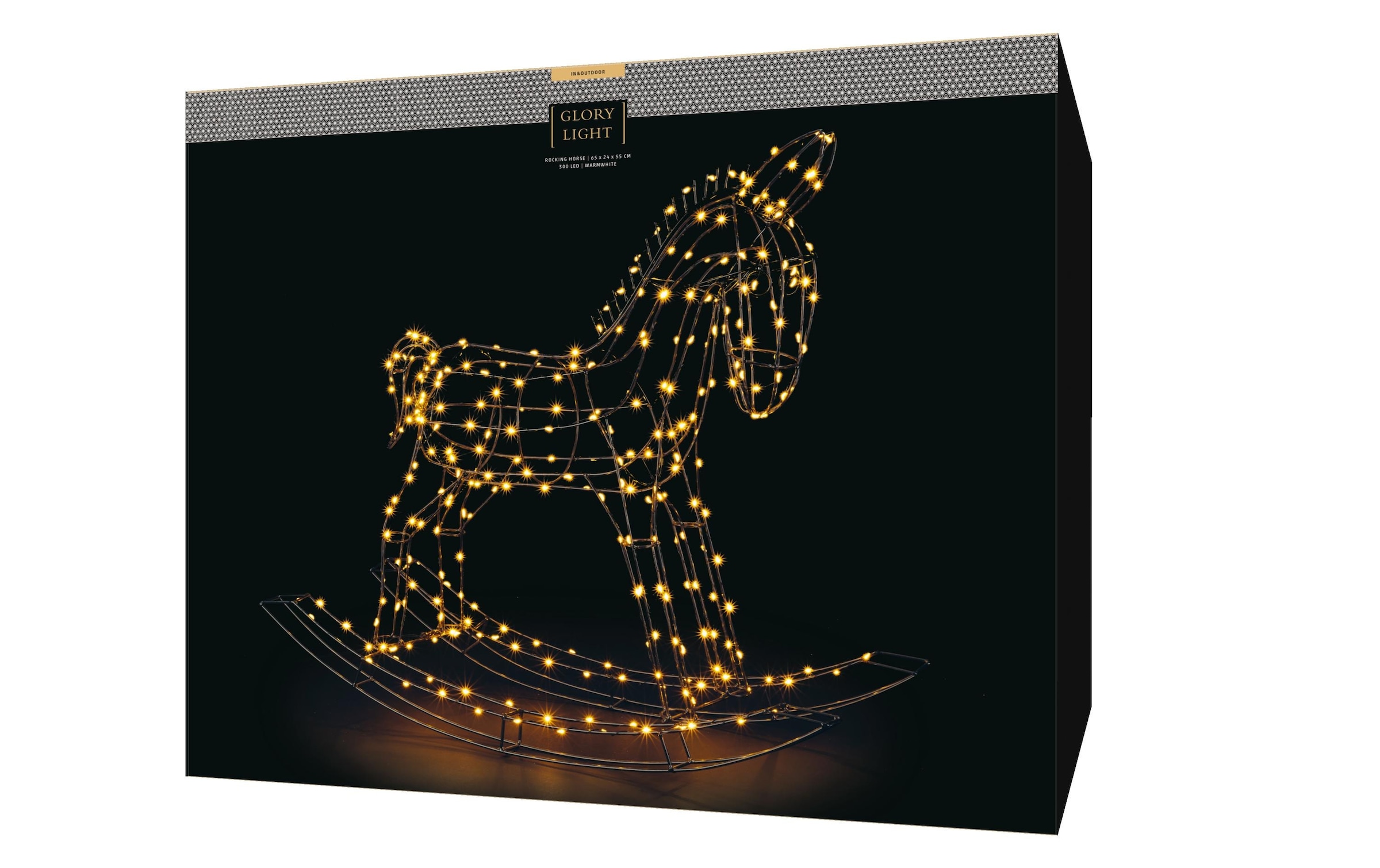 STT LED Dekofigur »Figur Rocking Horse« Warmweiss