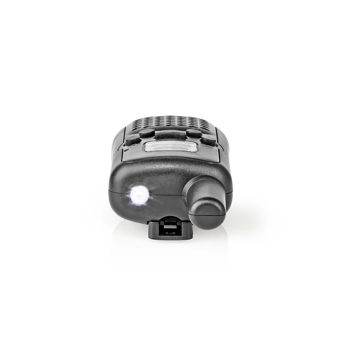 Nedis Walkie-Talkie Set | 2 håndsett | Opp til 5 km | Frekvens kanal: 8 | PTT / VOX | Opp til 2.5 timer | Sort