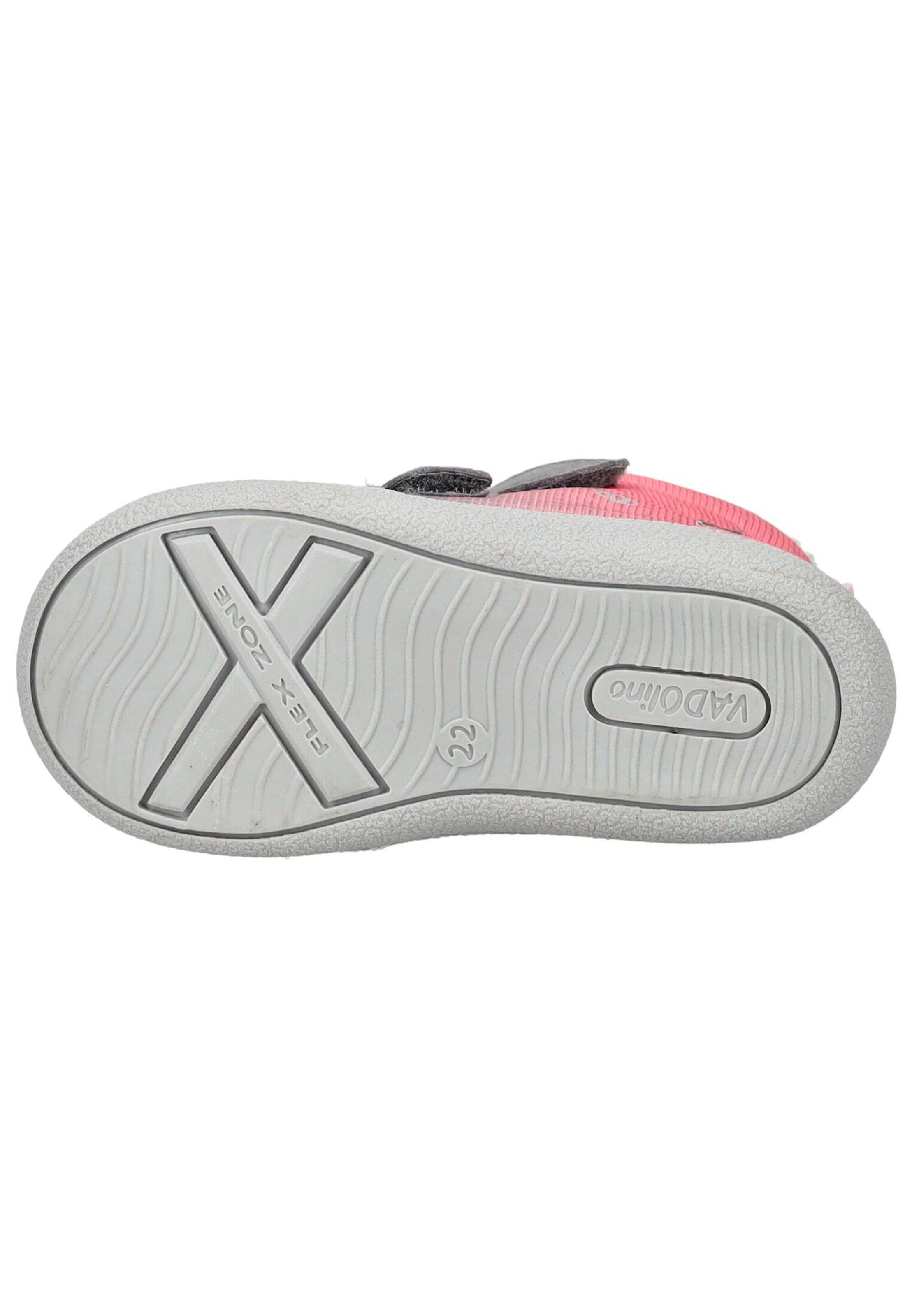 VADO Stiefelette Grau/Rosa